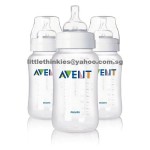 Philips Avent Classic Polypropylene Bottle 11oz Pack of 3