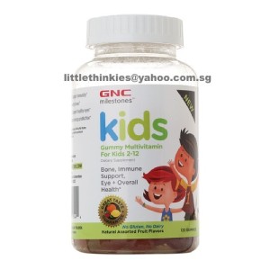 GNC Milestones Kids Gummy Multivitamin for Kids 2-12 120ea